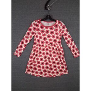 Touched by Nature Youth Dress 10Y Red Floral Organic‎ Cotton Casual Play